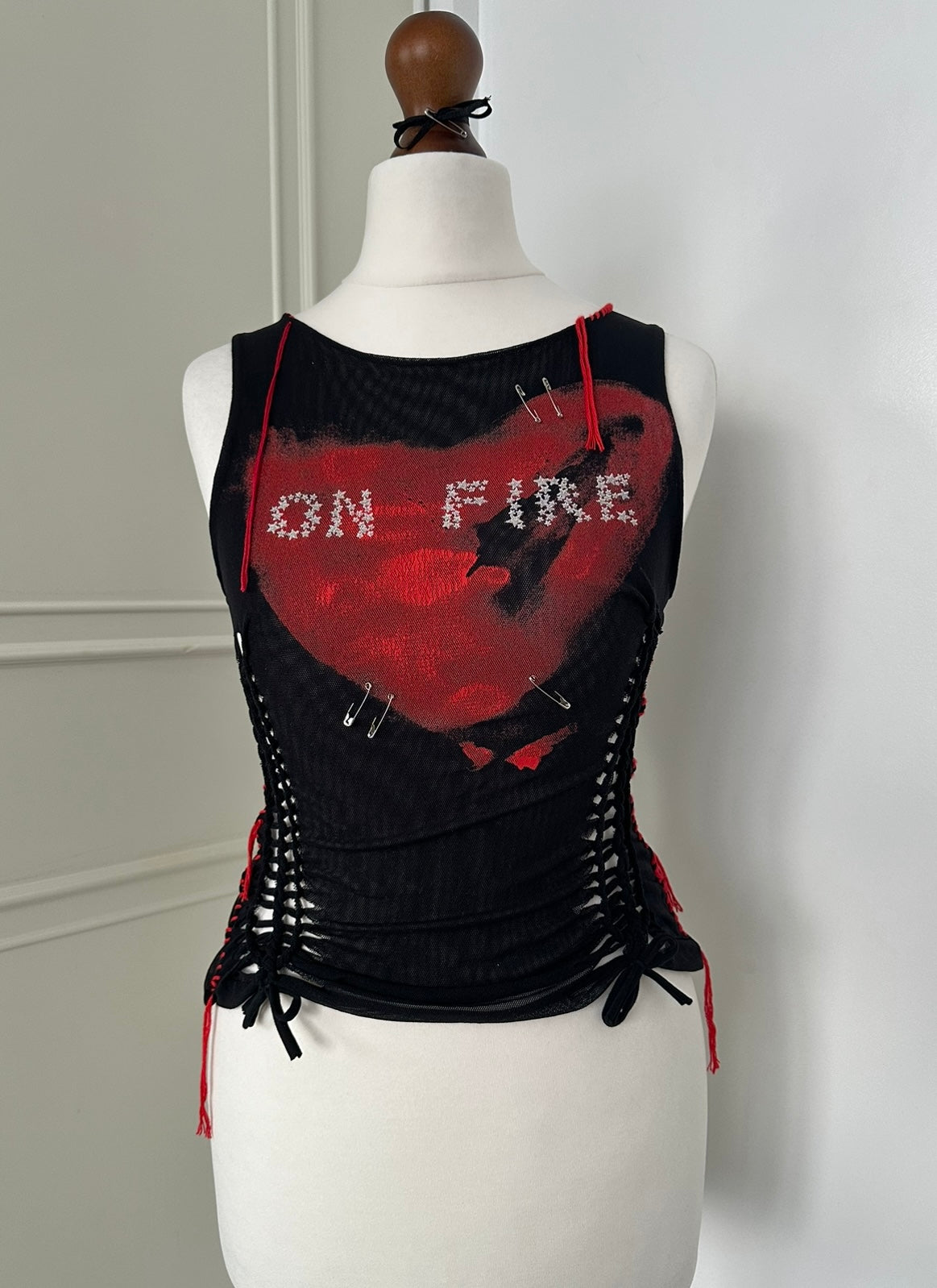 'S3X ON FIRE' tank top