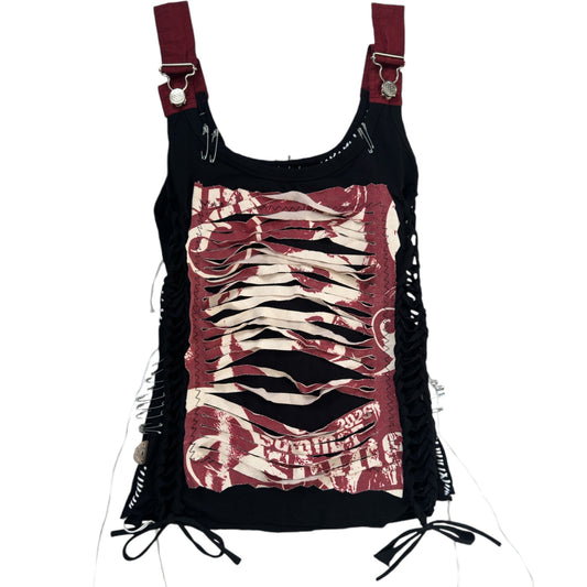 'Chainsaw' Overalls Tank top